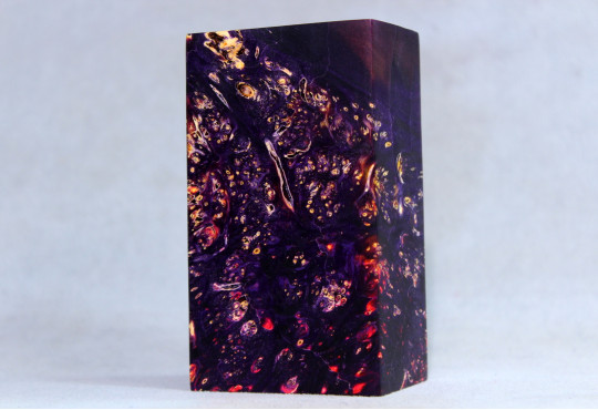 Stabilized Maple Burl Wood Mod Block